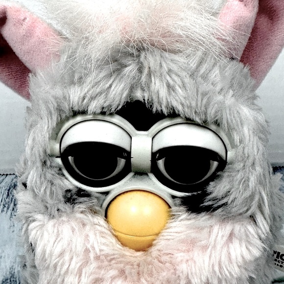 🧸SALE🧸Furby 1998 Works Great Pink & Gray Leopard - Picture 6 of 12